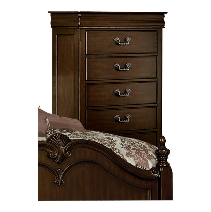Mont Belvieu Chest in Dark Cherry 1869-9 - Jax Mattress (Jacksonville, FL)