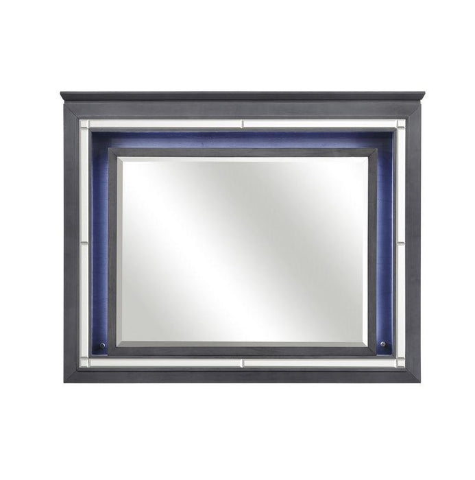 Allura Mirror in Gray 1916GY-6 - Jax Mattress (Jacksonville, FL)