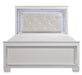 Allura Queen Panel Bed in White 1916W-1* - Jax Mattress (Jacksonville, FL)