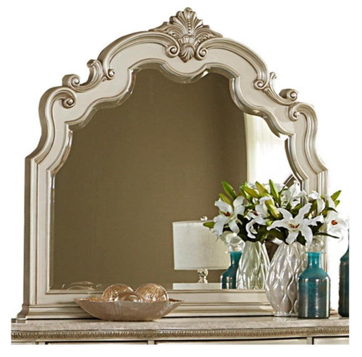 Antoinetta Mirror in Champagne Wood 1919NC-6 - Jax Mattress (Jacksonville, FL)