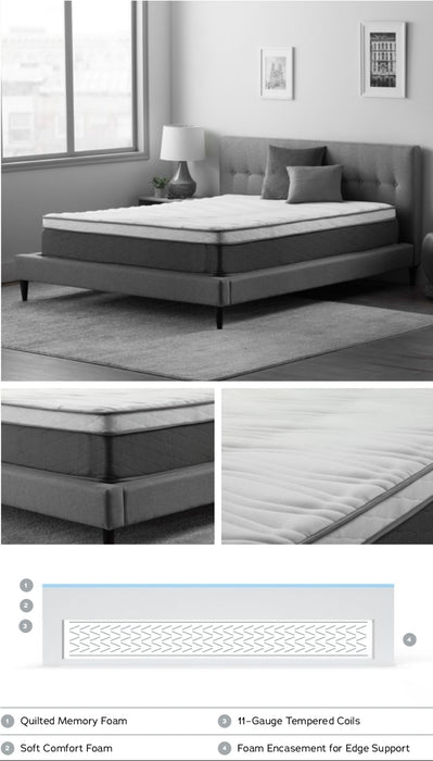 10 inch Gel Hybrid Mattress ☆ Clearance Deal - Jax Mattress (Jacksonville, FL)