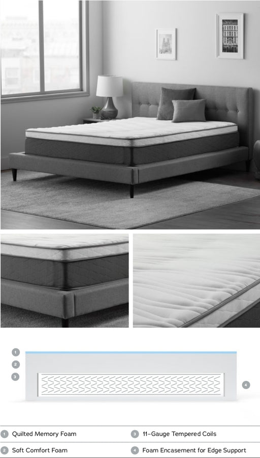 10 inch Gel Hybrid Mattress ☆ Clearance Deal - Jax Mattress (Jacksonville, FL)